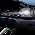 Portable Cordless Car Vacuum Cleaner - Mini Handheld Auto Vac with Washable Filter & Attachments, USB Rechargeable, Black