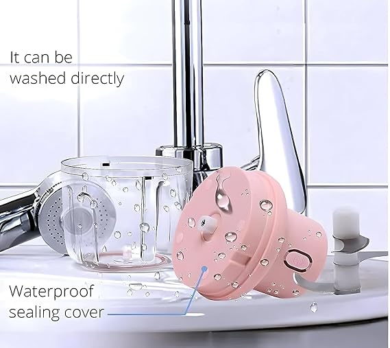 Electric Vegetable Chopper USB Rechargeable – Mini Food Processor for Onion,Garlic and vegetables