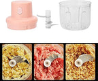 Electric Vegetable Chopper USB Rechargeable – Mini Food Processor for Onion,Garlic and vegetables