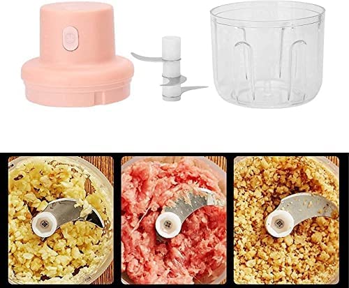 Electric Vegetable Chopper USB Rechargeable – Mini Food Processor for Onion,Garlic and vegetables